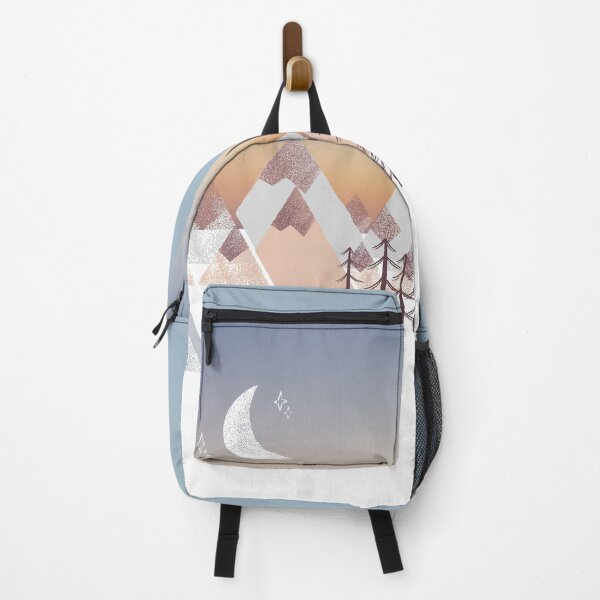 Item preview, Camping Under the Moon Lansdcape Pastel Circle designed and sold by CaosTranscrito.