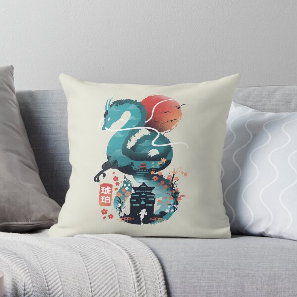 Disappearance Throw Pillow