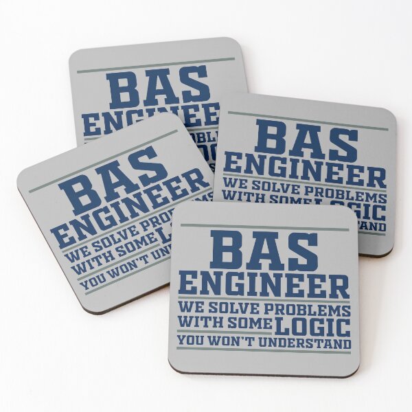 Item preview, BAS Engineer - We solve problems with some logic you won't understand! Dark Blue and Green designed and sold by ZephyrusDesigns.