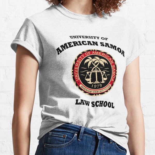 Juristische Fakultät der Universität von Amerikanisch-Samoa - professionell gestaltet Classic T-Shirt