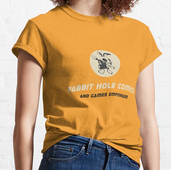 rabbit hole comics t shirt