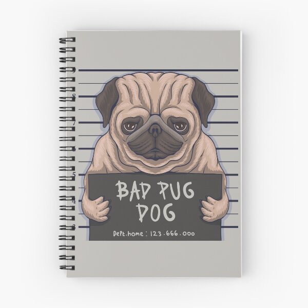 Item preview, Bad Pug Dog  designed and sold by TeesMii.