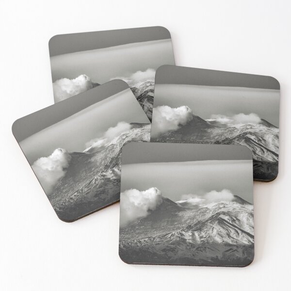Item preview, B/W Etna covered in snow designed and sold by criscreation.