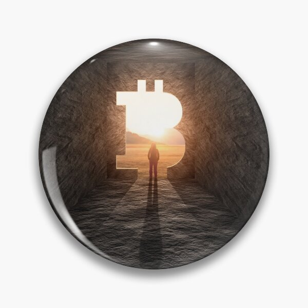 Item preview, Bitcoin NFT Art BTC Light At The End Of Tunnel designed and sold by ravishdesigns.