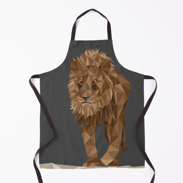 Item preview, Lion on the desert - Geometric artwork designed and sold by knappidesign.