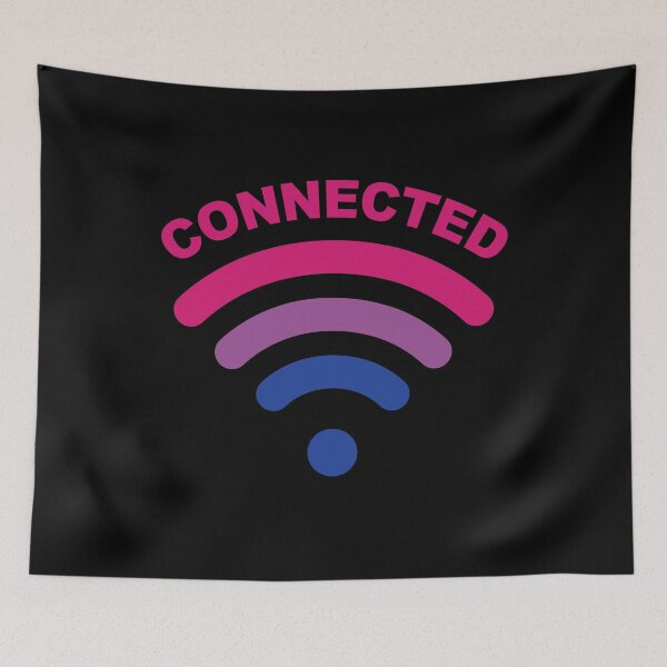 Item preview, LGBT Rainbow connected, Pride flag color, parade transgender non-binary queer pansexual designed and sold by ArtsyloShop.