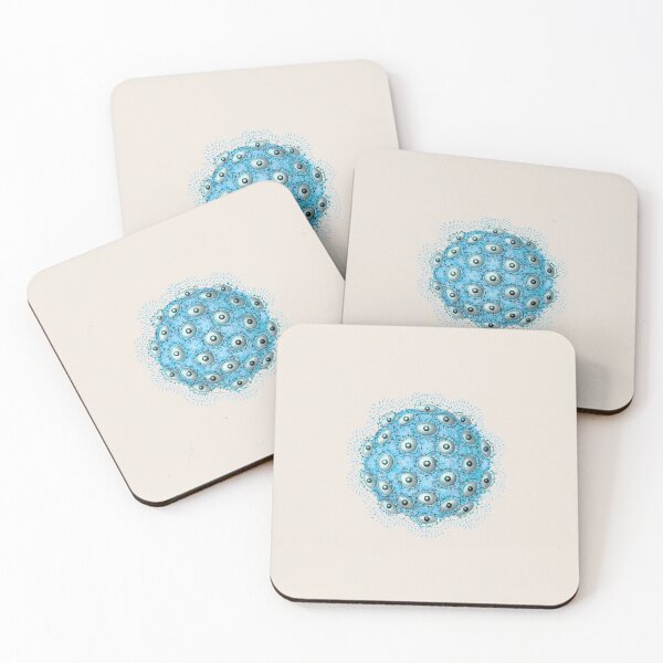 Item preview, Baby Blue Evil Eye Charm designed and sold by aeolia.