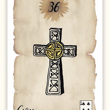 Artwork thumbnail, Lenormand Cross Card - Hand Drawn by TheMaverickSage