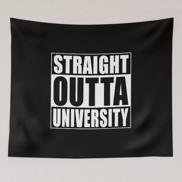 Item preview, Straight Outta University Graduation Completed designed and sold by Paulina Vanlife.