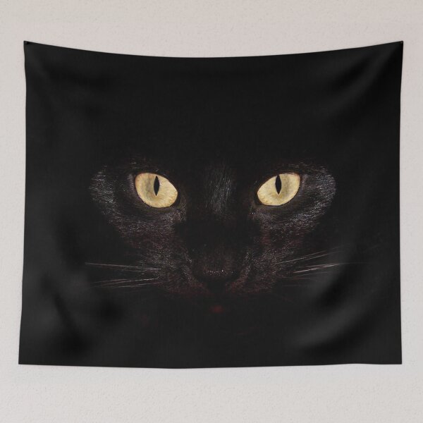 Item preview, Black Cat good luck Cats feline lovers horror eyes designed and sold by Coolstuff4you71.