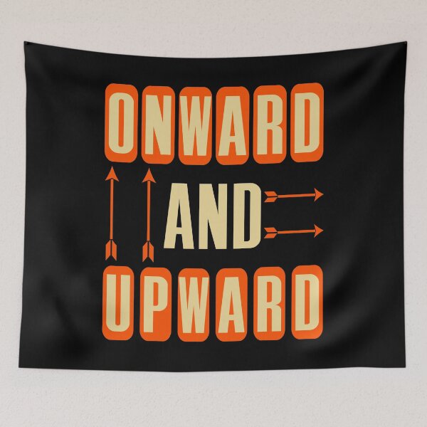 Item preview, Onwards and upwards - Motivational tees. designed and sold by PrintPress.
