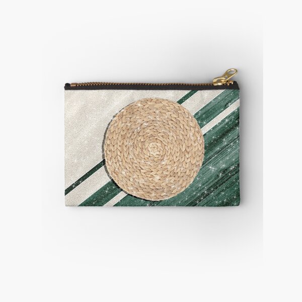Item preview, Boho Retro Beach Wood Sand and Braided Woven Peacock Green Summer  designed and sold by Jolly-Yosei.