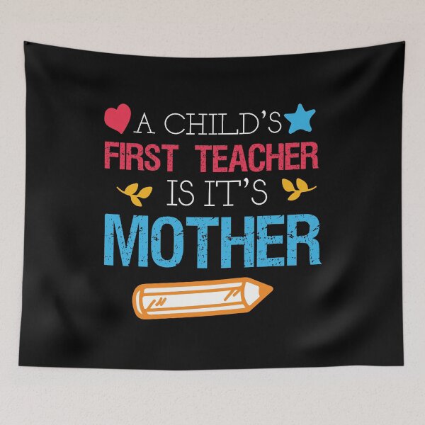 Item preview, First teacher Mother  - Teacher tees. designed and sold by PrintPress.