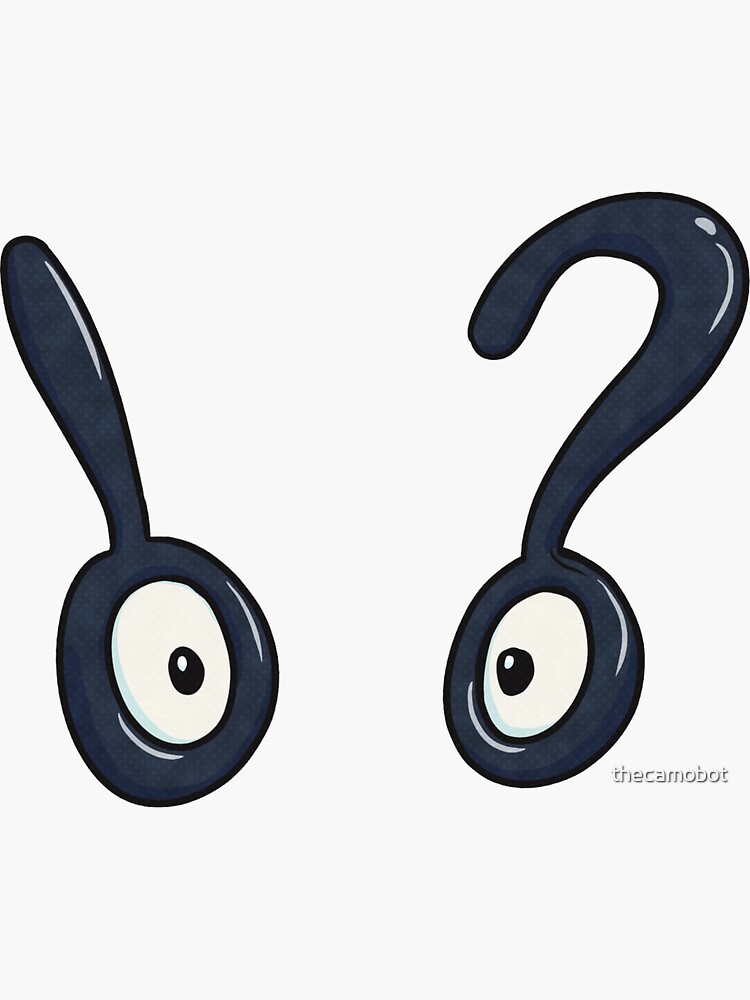 Unown Alphabet Sticker for Sale by Biochao