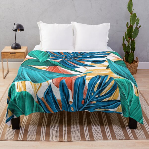 Item preview, Colourful leaf leaves pattern design designed and sold by ScarletWild.