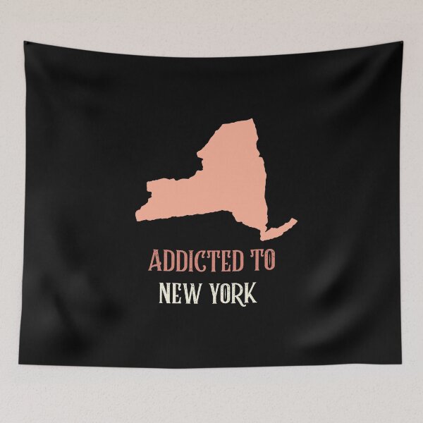 Aperçu de l'œuvre t-shirt accro à new york créée et vendue par POPLIN ⭐ ⭐ ⭐ ⭐ ⭐.