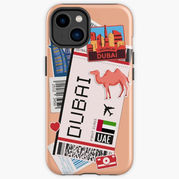 BOARDING PASS DUBAI iPhone Tough Case