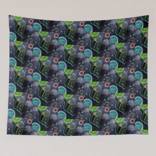 Item preview, Space cat designed and sold by Alliecat Arts.