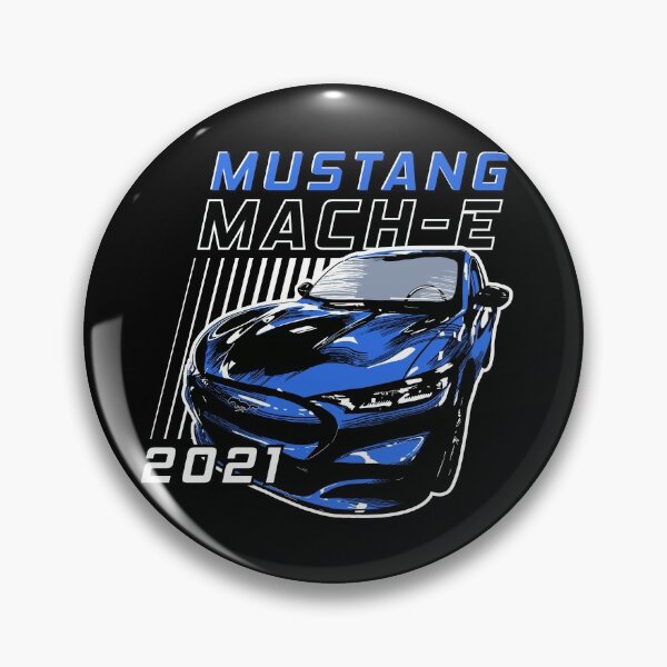 Artikelvorschau, Mustang Mach-E 2021 Speed Stripes in Grabber Blue entworfen und verkauft von zealology.