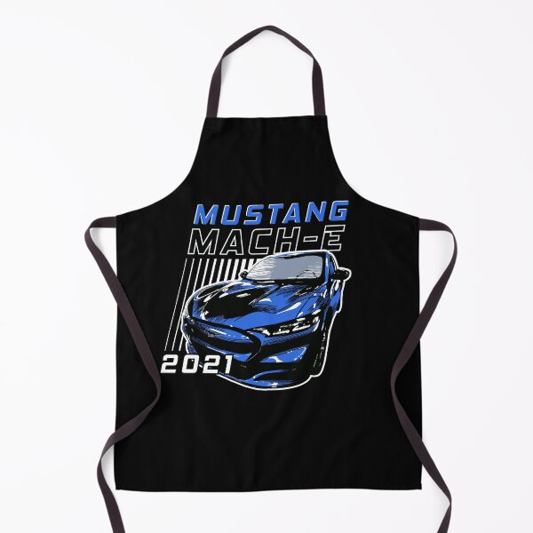 Item preview, Mustang Mach-E 2021 Speed Stripes in Grabber Blue designed and sold by zealology.