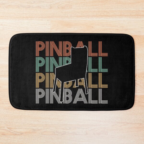 Pinball Pinball Machine Vintage Bath Mat