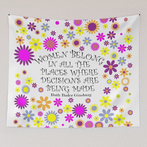Item preview, Ruth Bader Ginsburg | Women Belong In All Places Where Decisions are Being Made| RBG designed and sold by SchlossInspire.