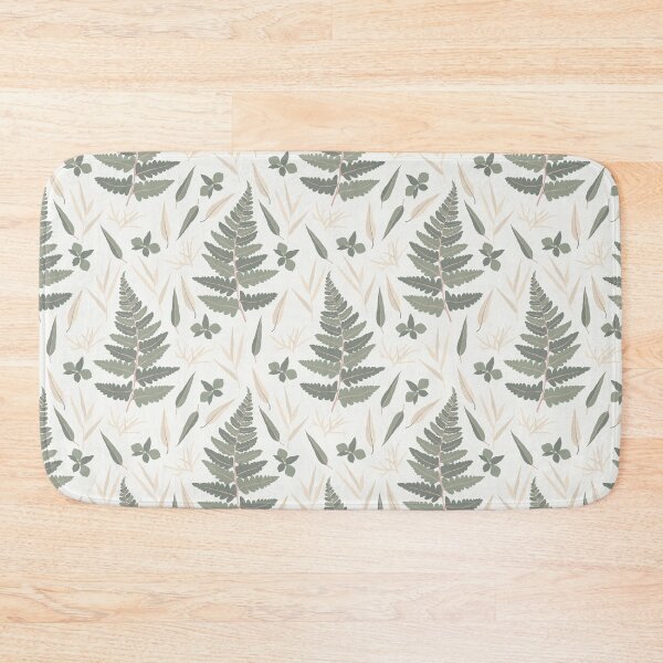 Item preview, Natural Green Seamless Fern Pattern. designed and sold by digoarpi.