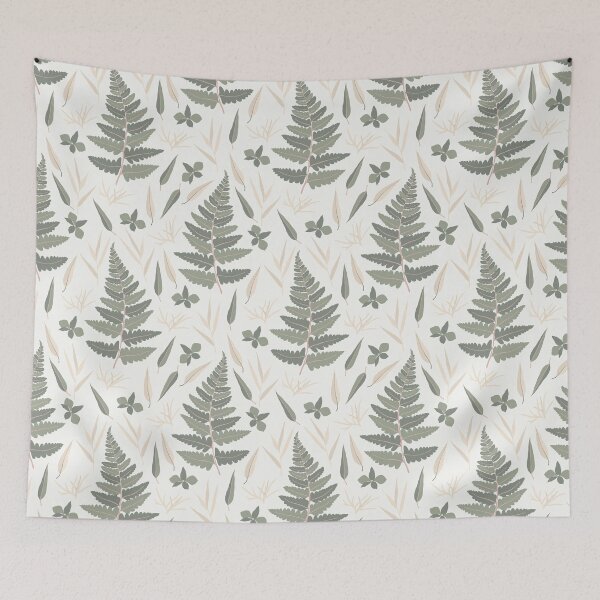 Item preview, Natural Green Seamless Fern Pattern. designed and sold by digoarpi.