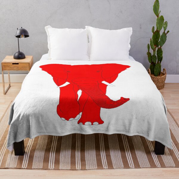 Item preview, Red elephant designed and sold by CreativePetlin.