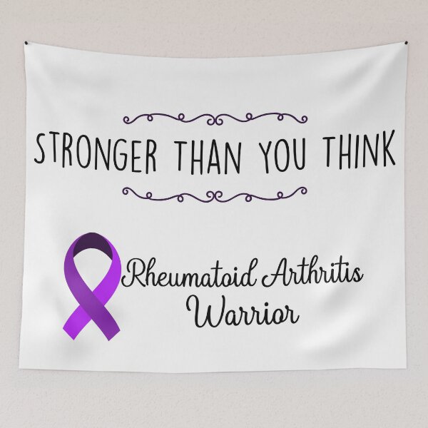Item preview, Rheumatoid Arthritis Warrior, Rheumatoid Arthritis Awareness designed and sold by AnsDesigns.