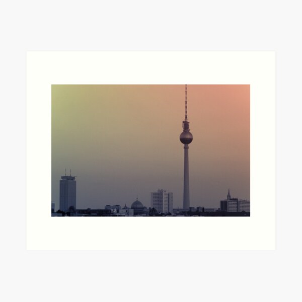 Summer in the city Art Print