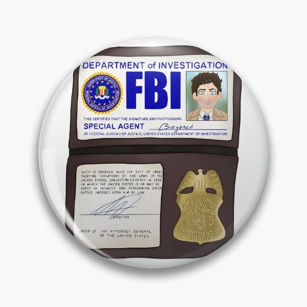 Artikelvorschau, Castiel FBI-Abzeichen (Agent Beyoncé) entworfen und verkauft von TheMinnieLemon.