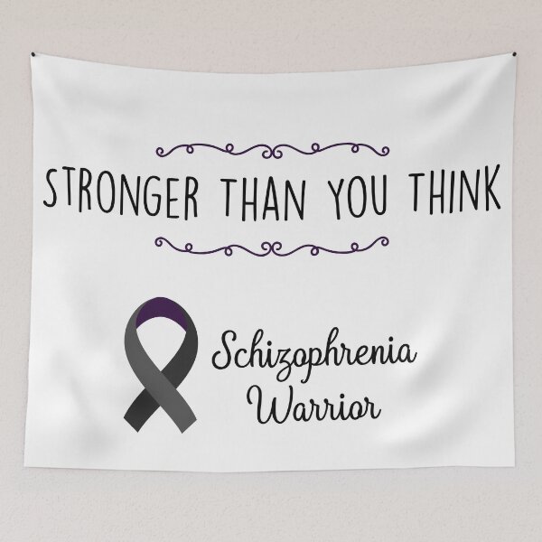Item preview, Schizophrenia Warrior, Schizophrenia Awareness designed and sold by AnsDesigns.