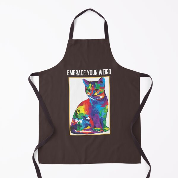 Item preview, Embrace Your Weird Cute Cute Colourful Kitty   designed and sold by Built After 5.