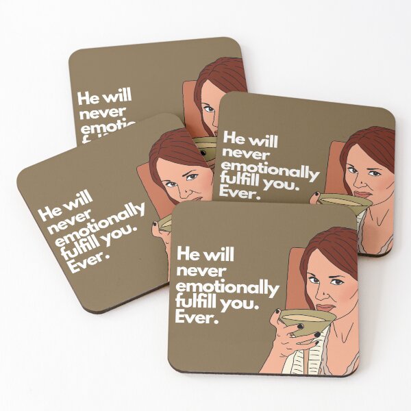 Item preview, He Will Never Emotionally Fulfill You Ever - RHOBH - Allison Real Housewives of Beverly Hills designed and sold by imadeitniceart.