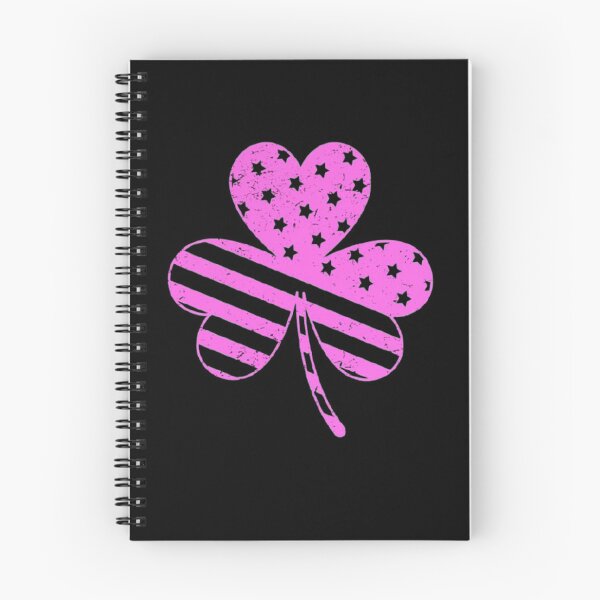 Item preview, Us America Flag Shamrock Clover - Vintage Pink Lucky 3 - Leaf Clover  designed and sold by AYACHI90.