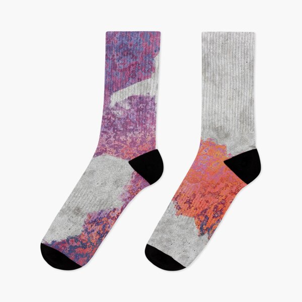 Item preview, Bold Modern Abstract in Purple and Pink on Gray designed and sold by NancyMerkle.