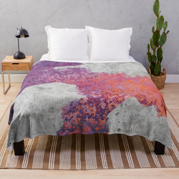 Item preview, Bold Modern Abstract in Purple and Pink on Gray designed and sold by NancyMerkle.