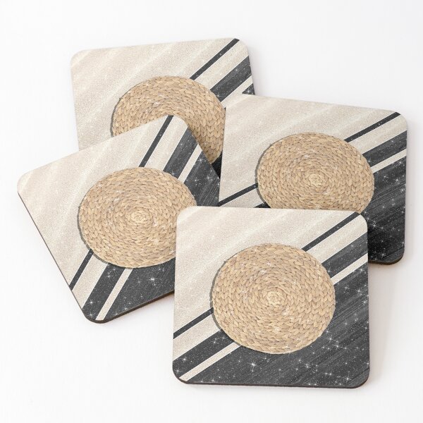 Item preview, Boho Retro Beach Wood Sand and Braided Woven Zen Yin Yang Summer  designed and sold by Jolly-Yosei.