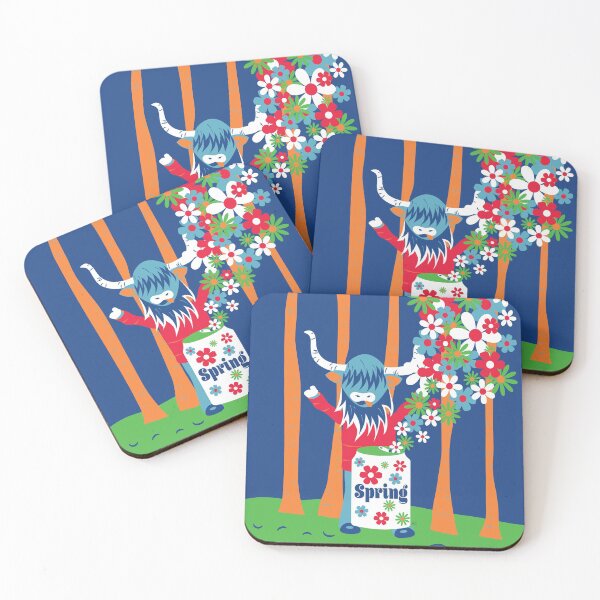 Item preview, Weird Ox Opening a Can of Spring Flowers designed and sold by iCraftCafe.