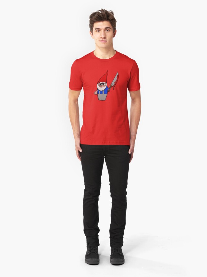Alternate view of Gnomicidal Maniac Slim Fit T-Shirt