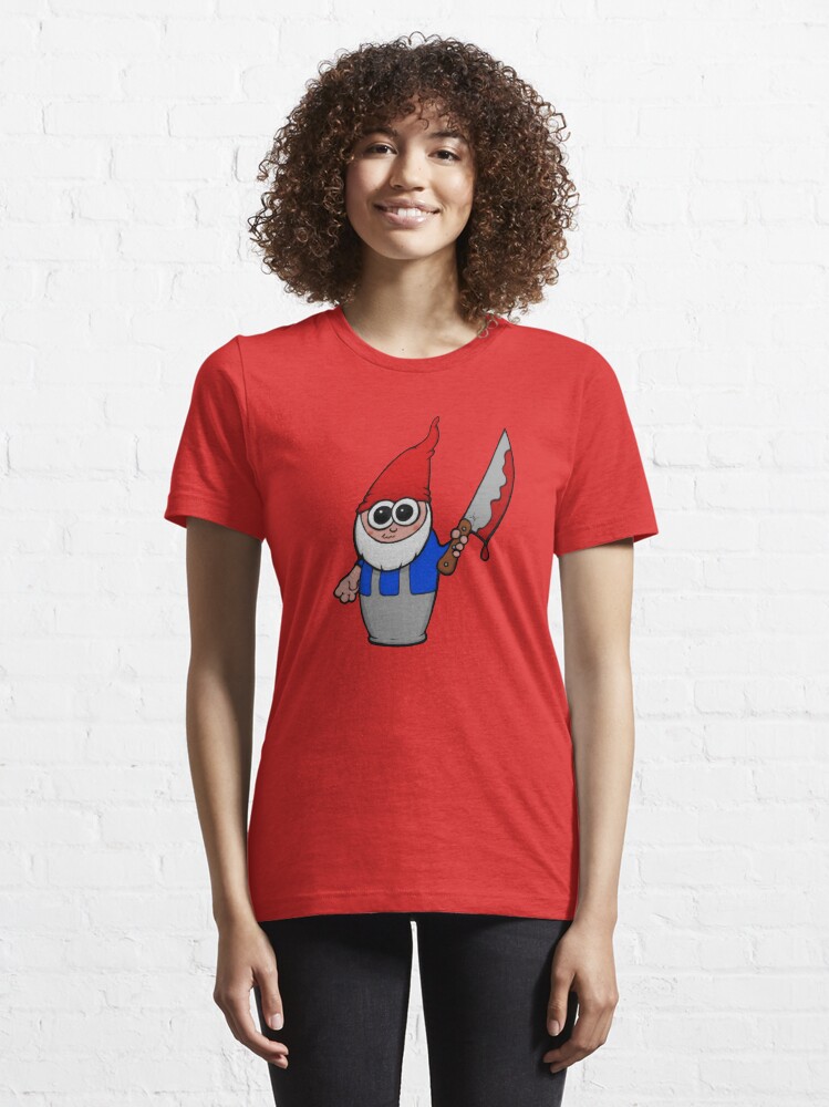 Alternate view of Gnomicidal Maniac Essential T-Shirt