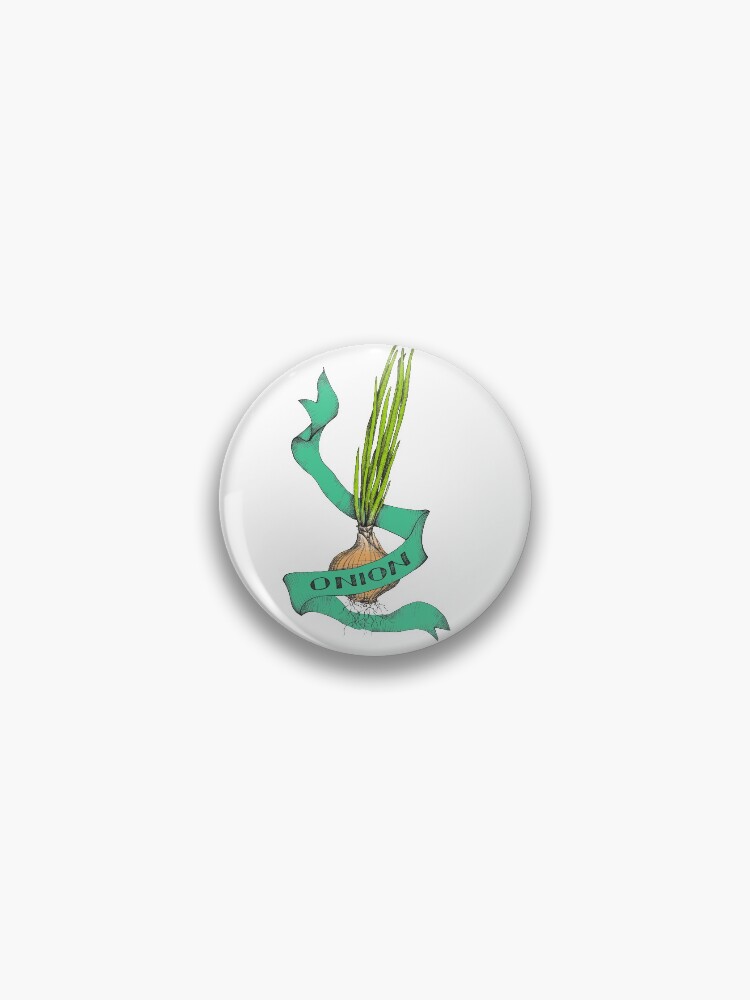 Thumbnail 1 of 3, Pin, Onion designed and sold by klops.