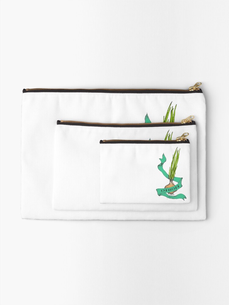 Thumbnail 2 of 4, Zipper Pouch, Onion designed and sold by klops.