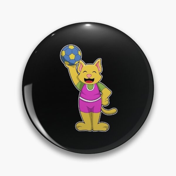 Item preview, Cat Handball player Handball  designed and sold by Snabdesign84.