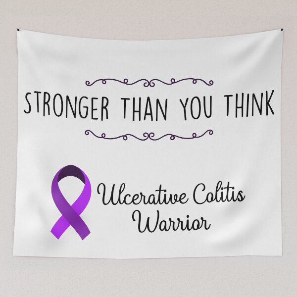 Item preview, Ulcerative Colitis Warrior, Ulcerative Colitis Awareness designed and sold by AnsDesigns.