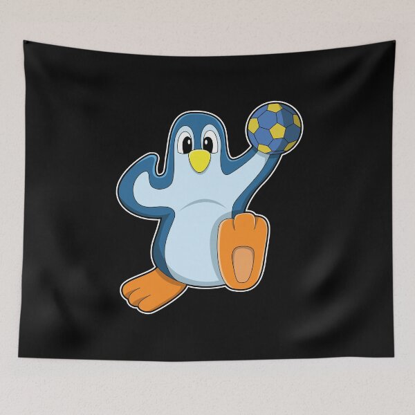 Item preview, Penguin Handball player Handball  designed and sold by Snabdesign84.