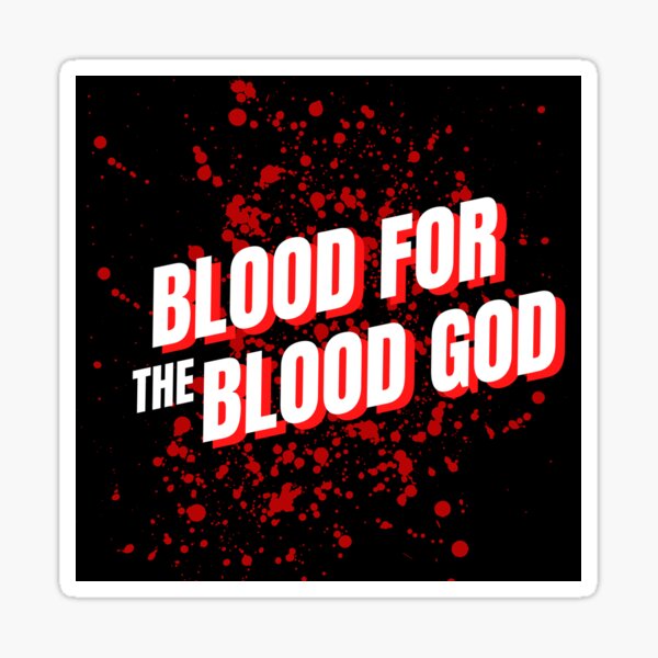 BLOOD FOR BLOOD LOGO SKULL HOODIE – allinmerch
