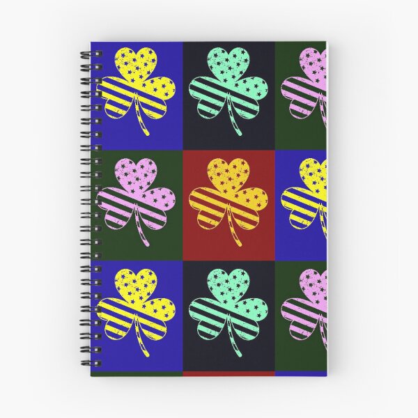 Item preview, Us America Flag Shamrock Clover - Vintage Pop Art Style - Lucky 3 - Leaf Clover  designed and sold by AYACHI90.