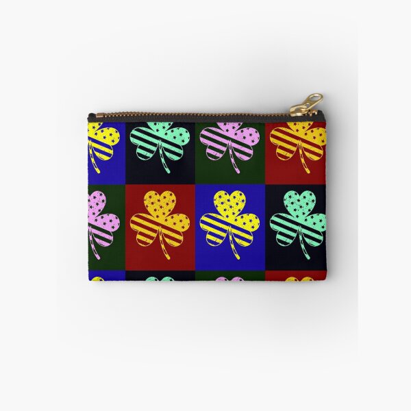 Item preview, Us America Flag Shamrock Clover - Vintage Pop Art Style - Lucky 3 - Leaf Clover  designed and sold by AYACHI90.